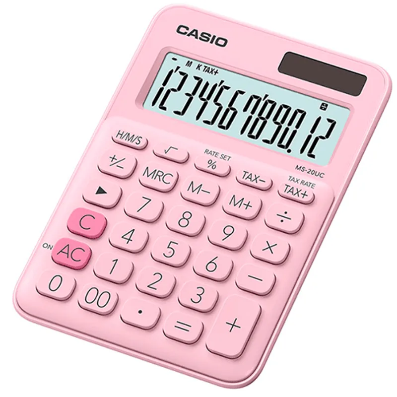 Calculadora Casio Rosa MS-20UC-PK-W-DC
