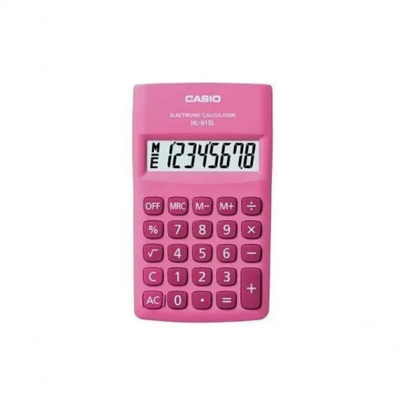 Calculadora de Bolso Casio HL-815L-PK-W-DP com 8 Dígitos Alimentação 1X PILHA AA Portátil 1 Unidade - Casio