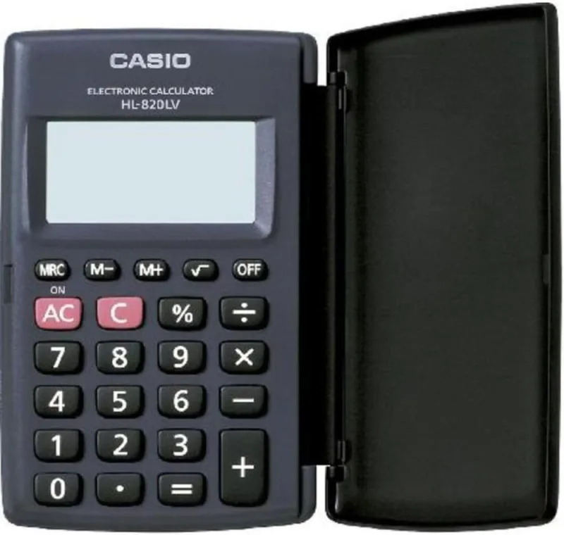 Calculadora De Bolso 8 Dígitos (Hl-820lv-Bk-W4-Dp) - Casio - LC
