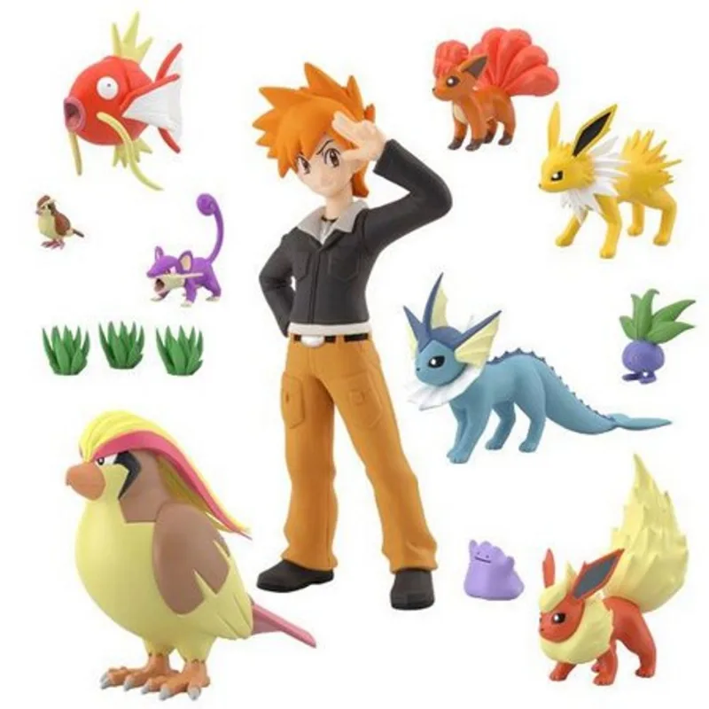Pokemon Scale World Bandai Green e set pokemons