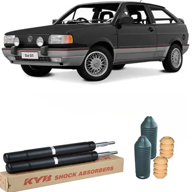 Par Amortecedor Dianteiro Gol G1 Kayaba + Kit Amortecedor Bproauto - KAYABA