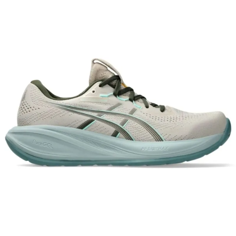 Tênis Corrida Asics Gel Cumulus 28 Masculino 41 / Bege/Verde