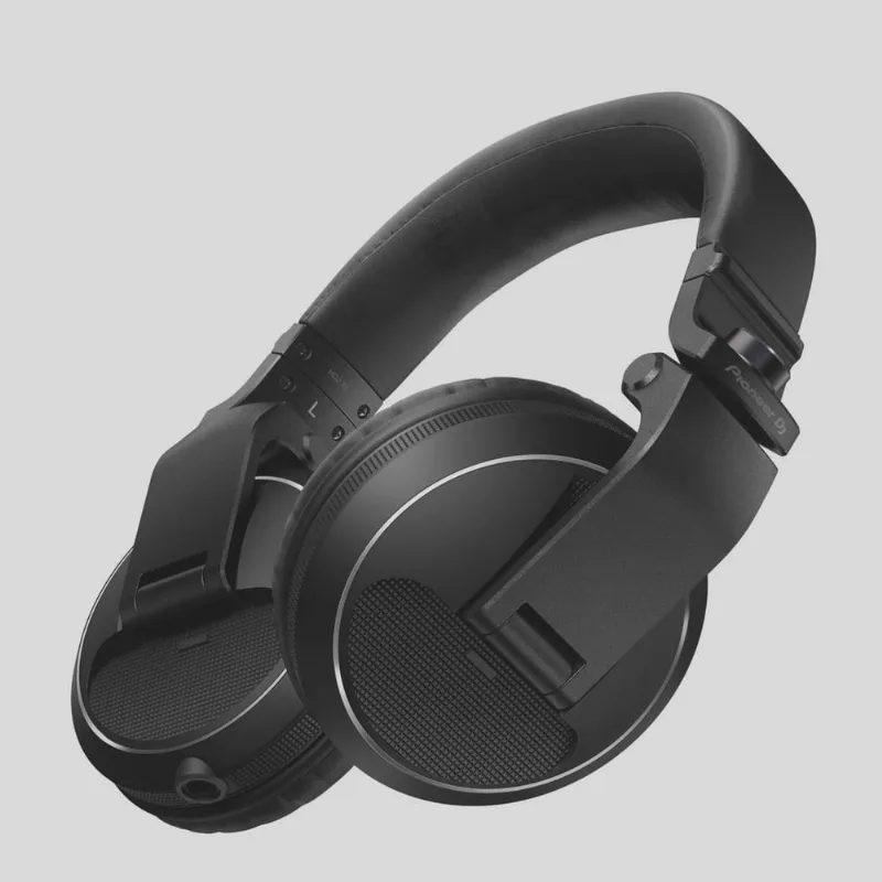 Fone Headphone Profissional Pioneer HDJ-X5-K preto de Alta Qualidade para DJs