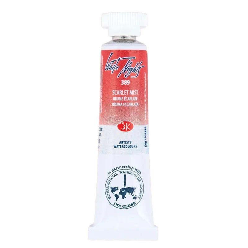 Aquarela White Nights Tubo 389 Scarlet Mist Granulados 10Ml