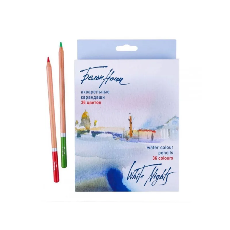 Lápis Aquareláveis White Nights - Brilho e Suavidade