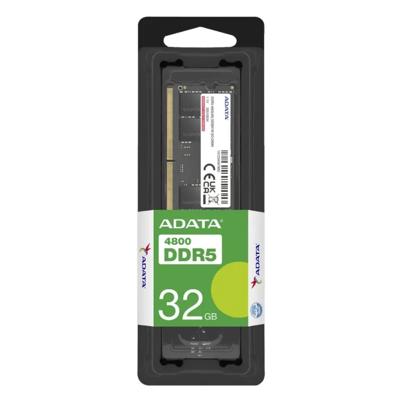 Memória 32GB DDR5 4800MHz Adata - CL40 - AD5S480032G-S