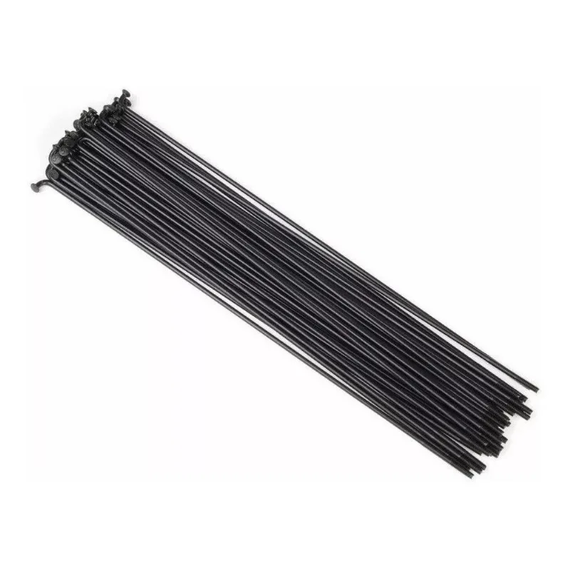 Raio Inox Richman Spokes Preto Com Niple Pacote 36un 295mm