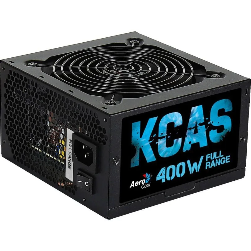 Fonte Gamer Atx Aerocool Kcas 400w 80 Plus Full Range Apfc - Aerocool