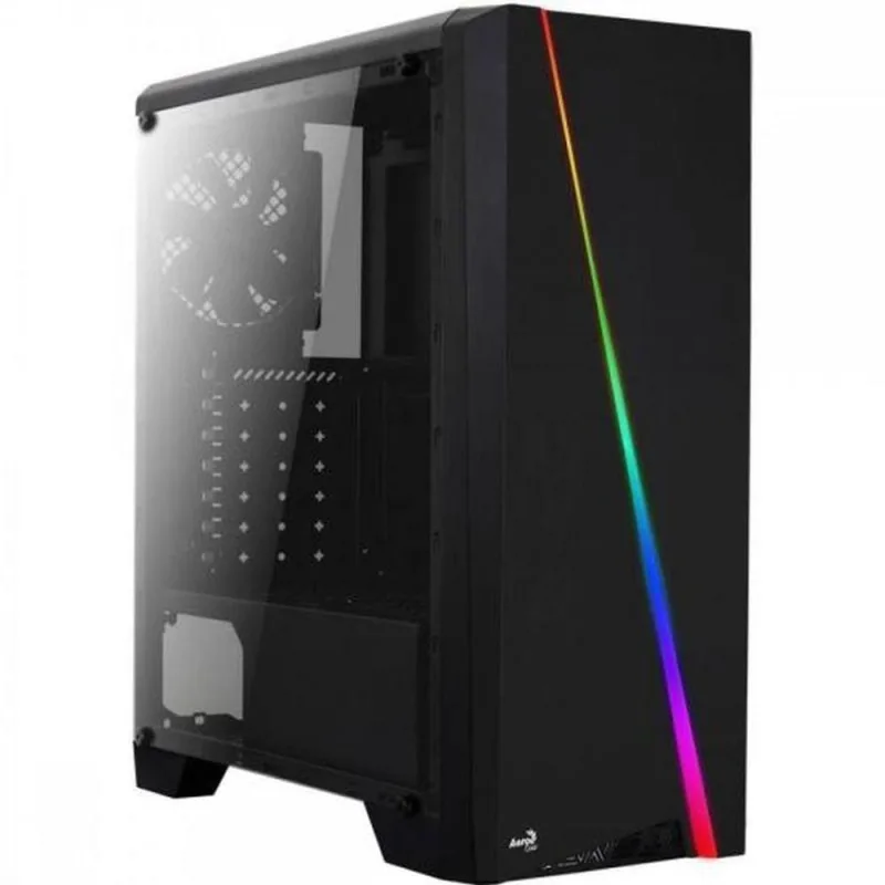 Gabinete Gamer Aerocool Cylon Preto Rgb Lateral Acrílico - Aerocool