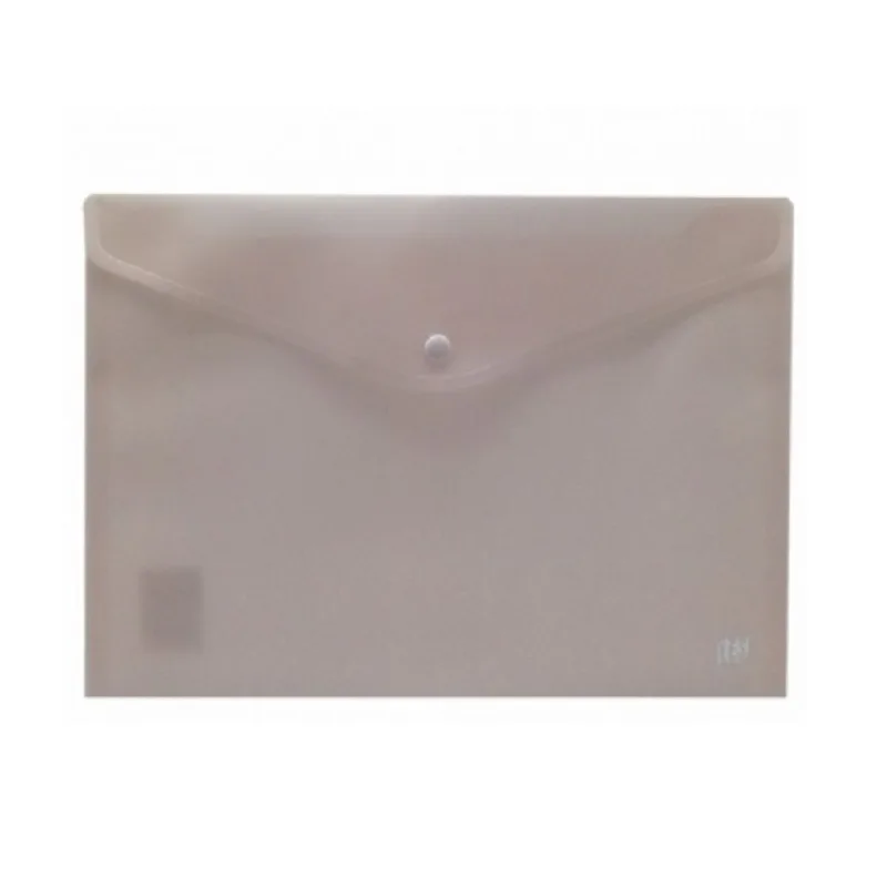 Pasta Envelope A4 Com Botão Bege Pastel