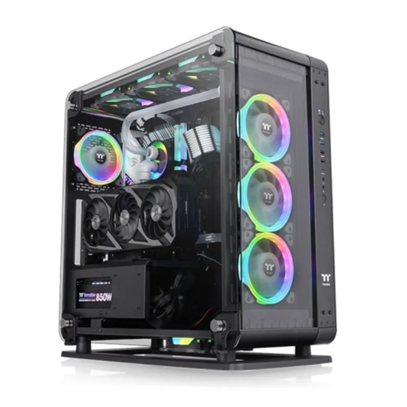 Gabinete Gamer Thermaltake Core P6 Vidro Temperado Mid Tower ATX Preto 4370