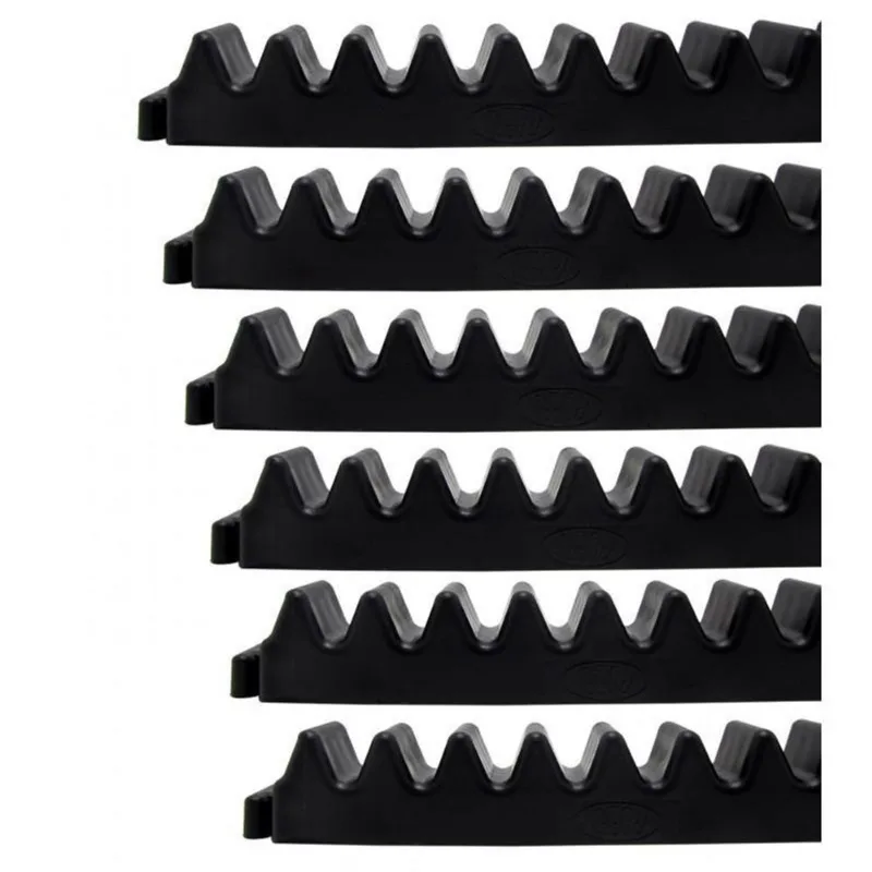 Kit 6Pcs Gomo Cremalheira Nylon 50Cm Seg Garen Unisystem