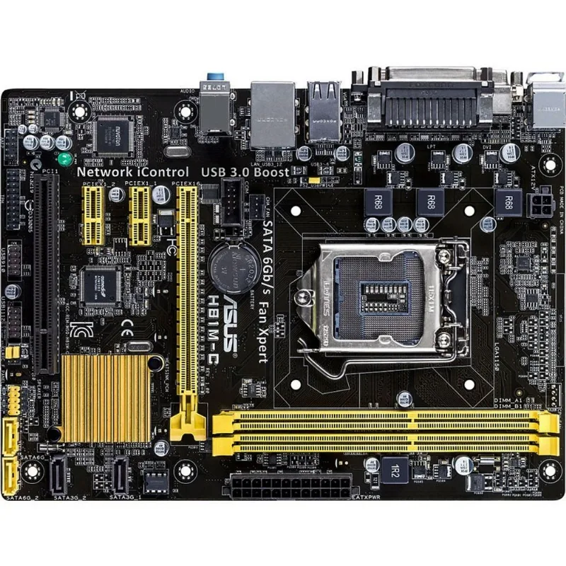 Motherboard H81m-C Lga1150 Porta Paralela Lga1150 Asus