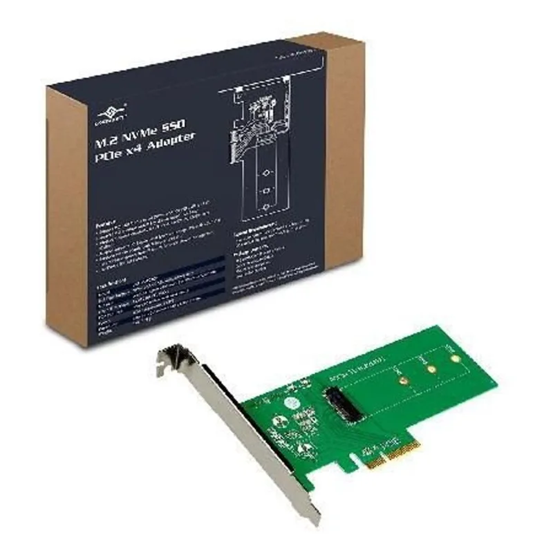 Placa PCI-E X4 Adaptador para SSD M.2 NVME - UGT-M2PC100 Vantec