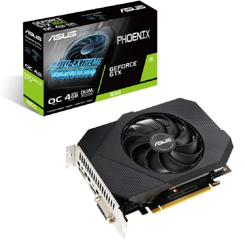 Placa de Vídeo Asus GeForce GTX 1650 OC Phoenix 4GB GDDR6 128 bits PH-GTX1650-O4GD6 1640