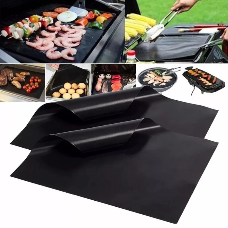 Grill Chapa Tapete Antiaderente Teflon Grelha Para Churrasco