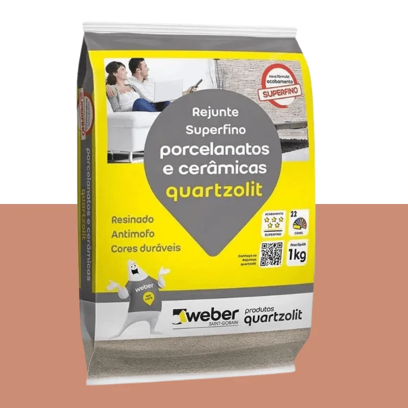 rejunte porcelanato 01kg quartzolit cairo - 0110001590015