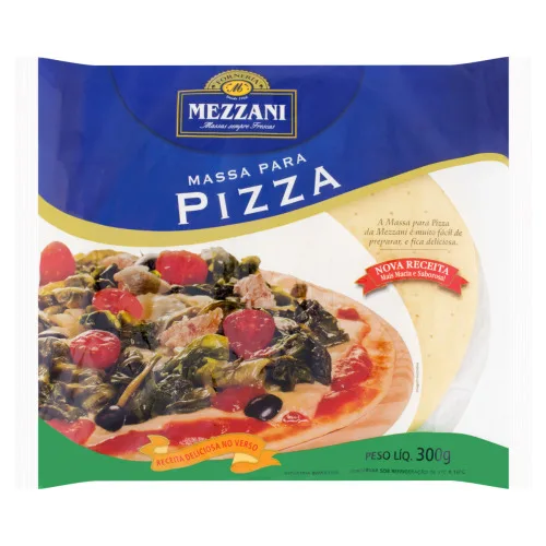Massa Para Pizza Mezzani Pacote 300g - MEZZANI