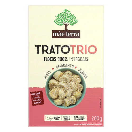 Mix De Cereais Integrais Mãe Terra Trato Trio Caixa 200g - MAE TERRA