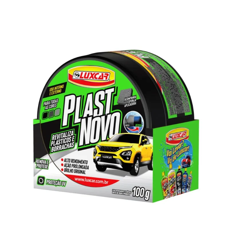 Renovador De Plasticos E Borrachas Luxcar 100g (4770lux)