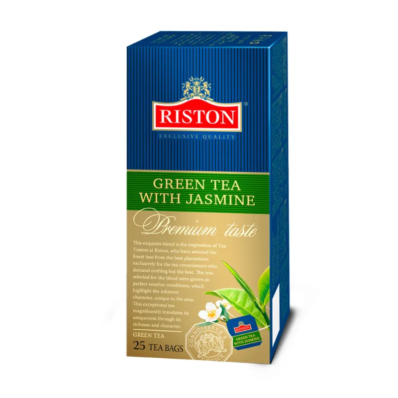 Chá Verde Jasmine Premium Taste Riston 25 Sachês