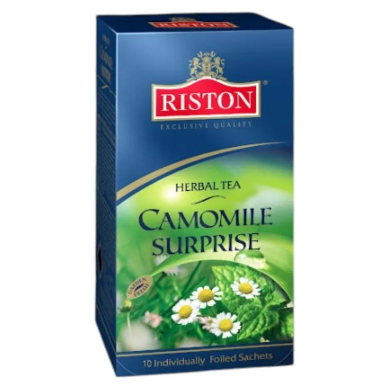Chá Camomila Surprise Riston 15g com 10 Unidades