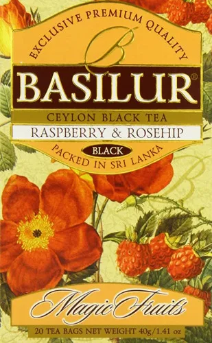Cha Pto Framboesa Rosa Basilur 40g - BASILUR