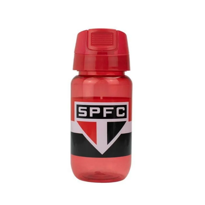 Garrafa De Plástico Vermelha São Paulo 450ml Oficial