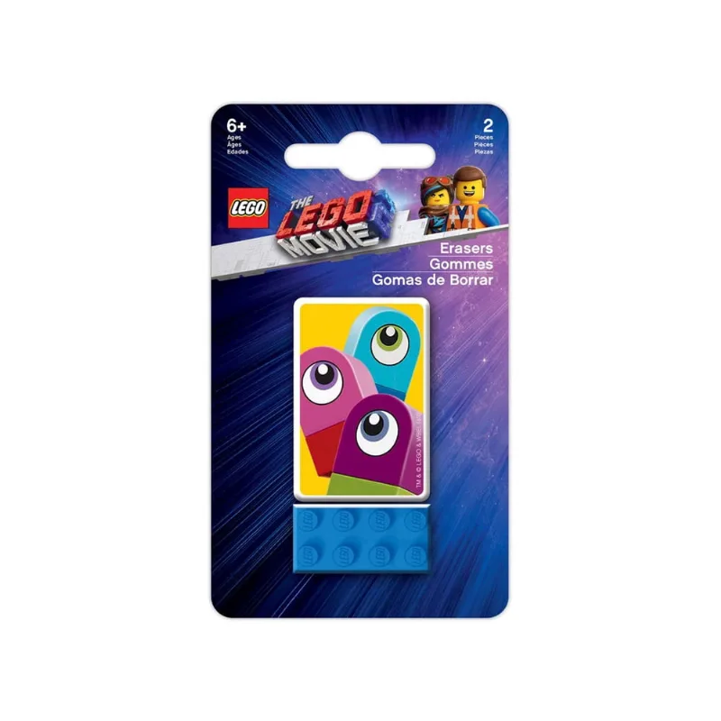Filme lego 2 Conjunto de Borrachas Duplo