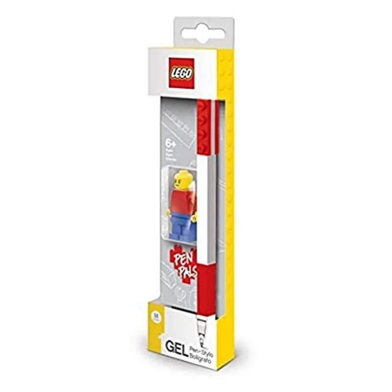 Lego Gel Pen - Vermelho + Minifiguras