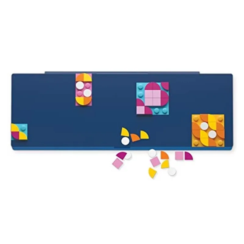 Lego dots Pencil Box, diy Craft Kit para crianças, faz um ótimo presente de aniversário para crianças que amam brinquedos criativos e conjuntos de artesanato caseiros