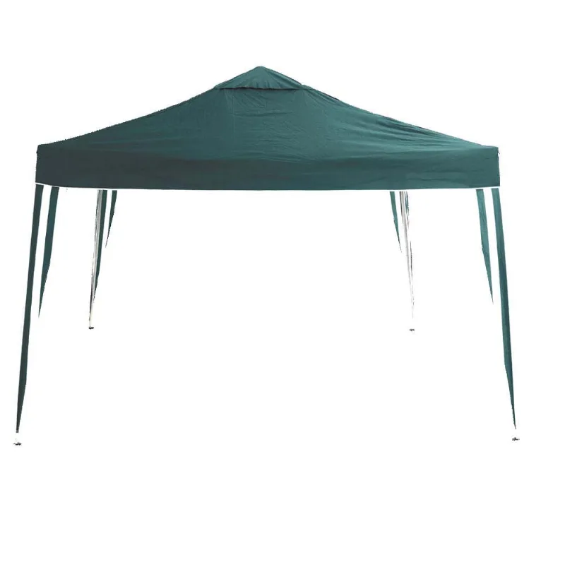 Gazebo de aço 3 metros dobrável verde e branco Coisas e Coisinhas