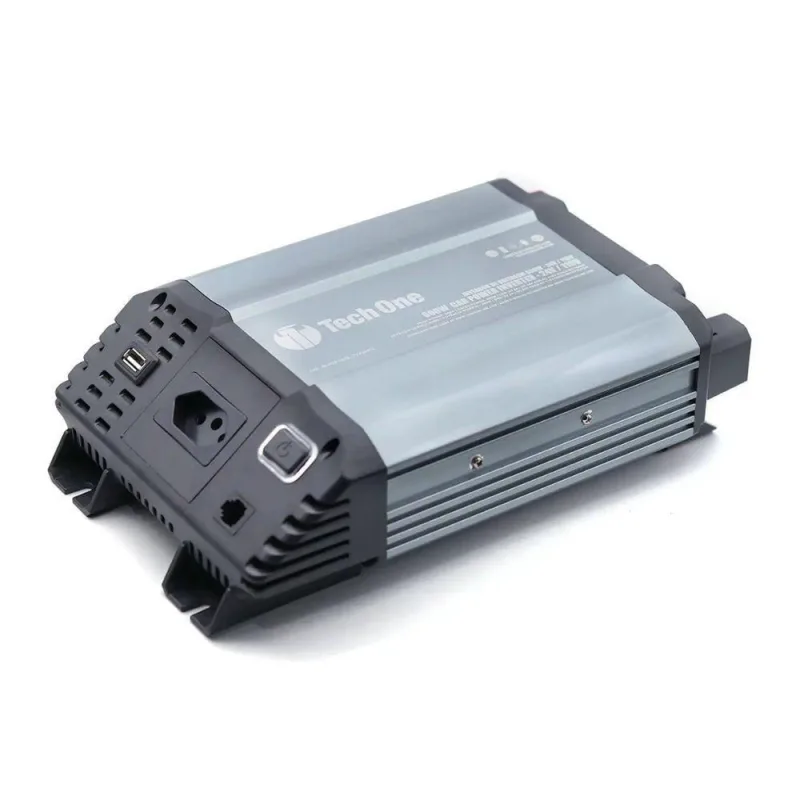 Inversor de Voltagem para Veículo Modelo 400W-800W 24V-110V Compatível com Carros Tech One - Tech One