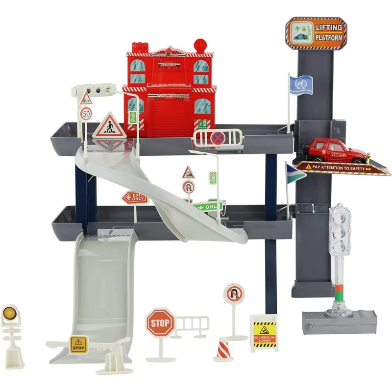 Brinquedo Pista Posto de Comando Bombeiro Com Luz Som R3137 (412896)