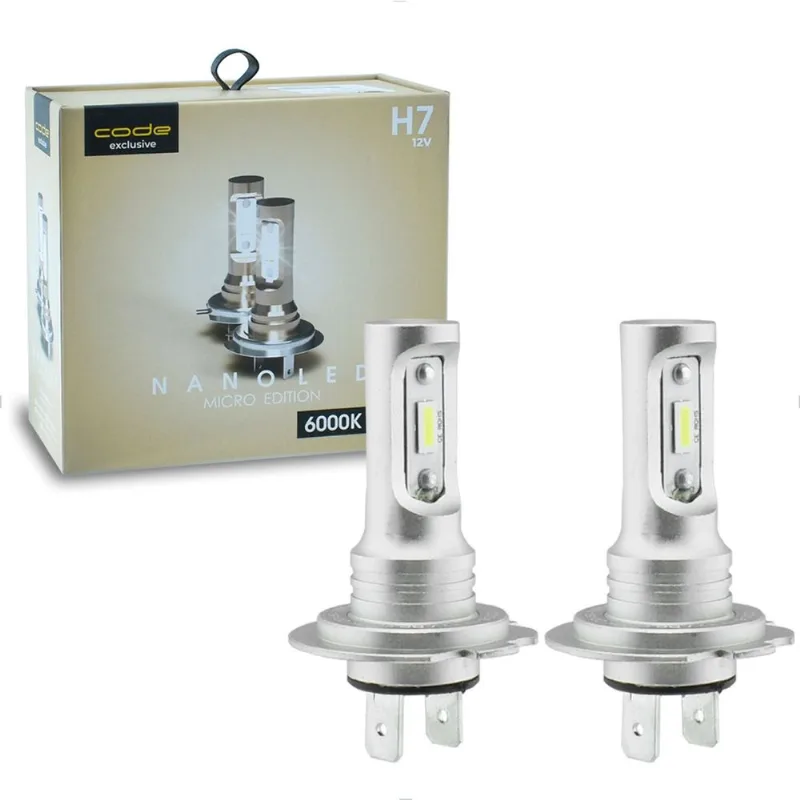 Lâmpada LED H7 Micro Nano 6000K Encaixe Original Anxt