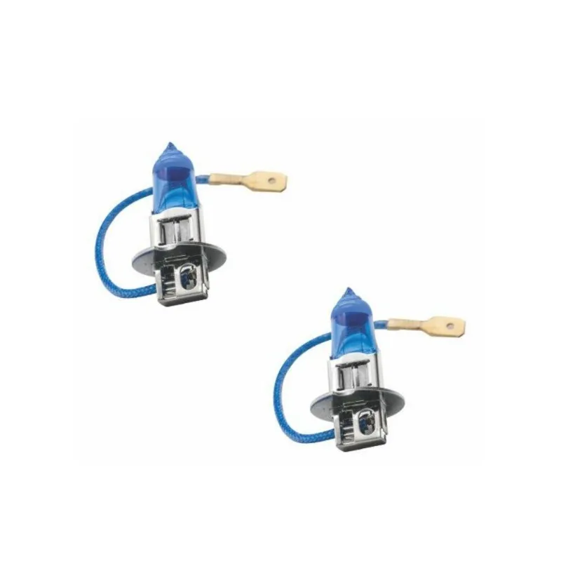Lâmpada Halógena Automotiva H3 12V 55W PK22S Code 5249 Super Branca