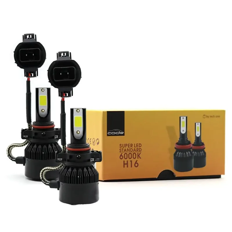 Kit Par De Lâmpadas Automotiva Super Led H16 6000k Limited Edition - Code Kit Par De Lâmpadas Automotiva Super Led H16 6000k Limited Edition - Code