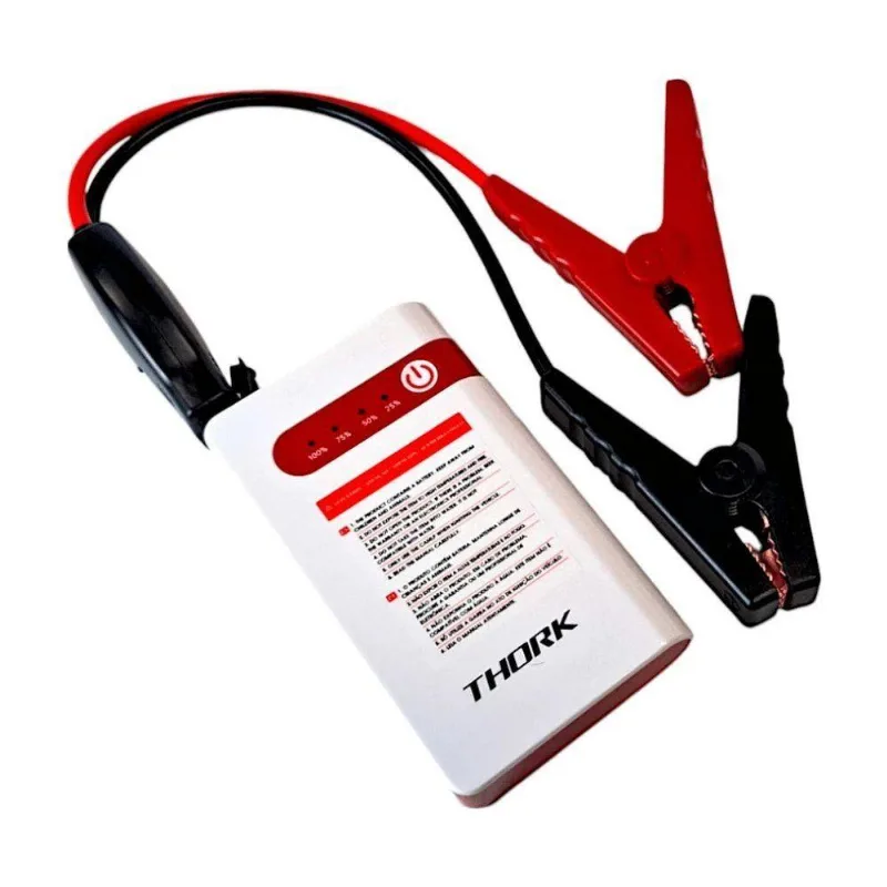 Auxiliar De Partida - Acumulador De Bateria Para Veículos Modelo 6310 12v Dc Com Lanterna Led Thork - OUTRAS
