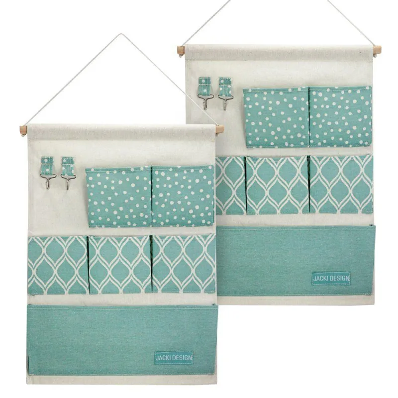 Kit Organizador Porta-trecos Para Pendurar Jacki Design  2 Peças - Jacki Design