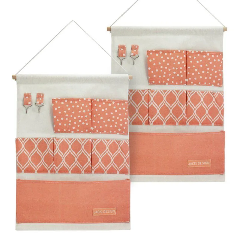 Kit Organizador Porta-trecos Para Pendurar Jacki Design 2 Peças