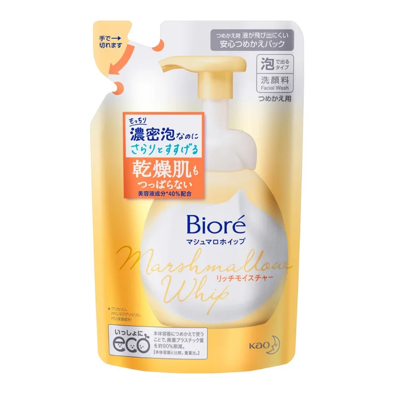 Refil Sabonete Facial Bioré Mashmallow Whip 130ml