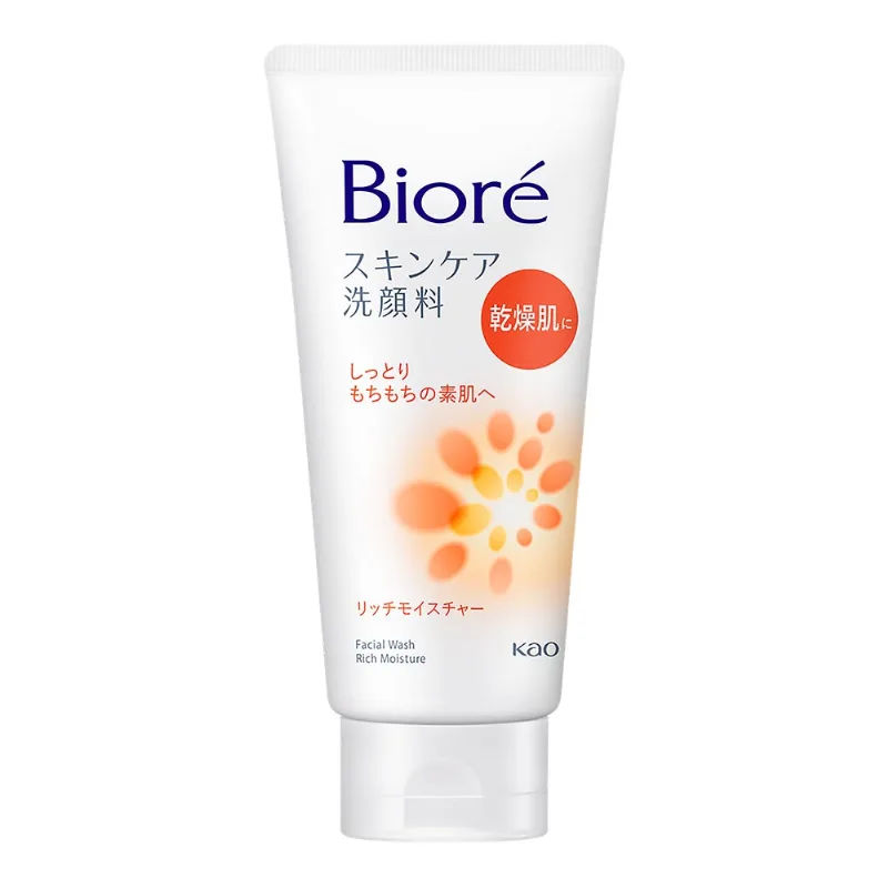 Sabonete de Limpeza Facial Bioré Wash Rich Moisture 130g