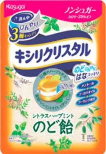 Bala Citrus Heb Mint Kasugai Xyli 63g - KASUGAI