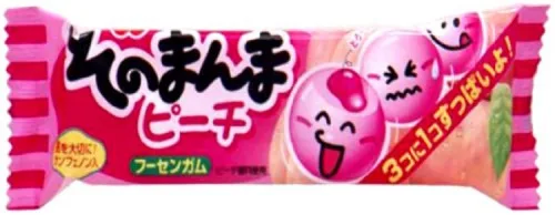 Collis Three X20 Pieces Sonomanma Peach Bubble Gum - COLLIS