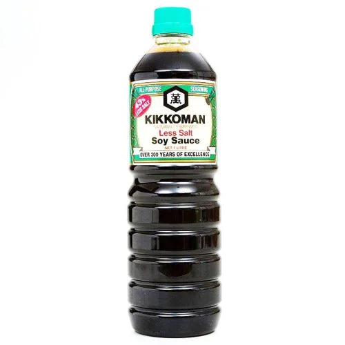 Molho Shoyu Kikkoman 1l Less Salt - KIKKOMAN
