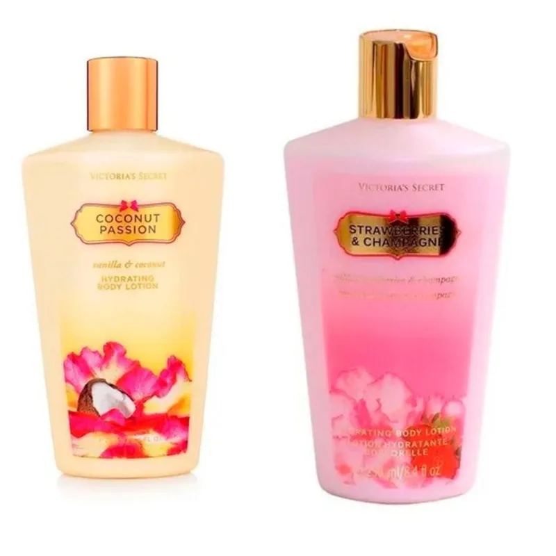 Kit Cremes Victoria'S Secret Coconut Passion + Strawberry
