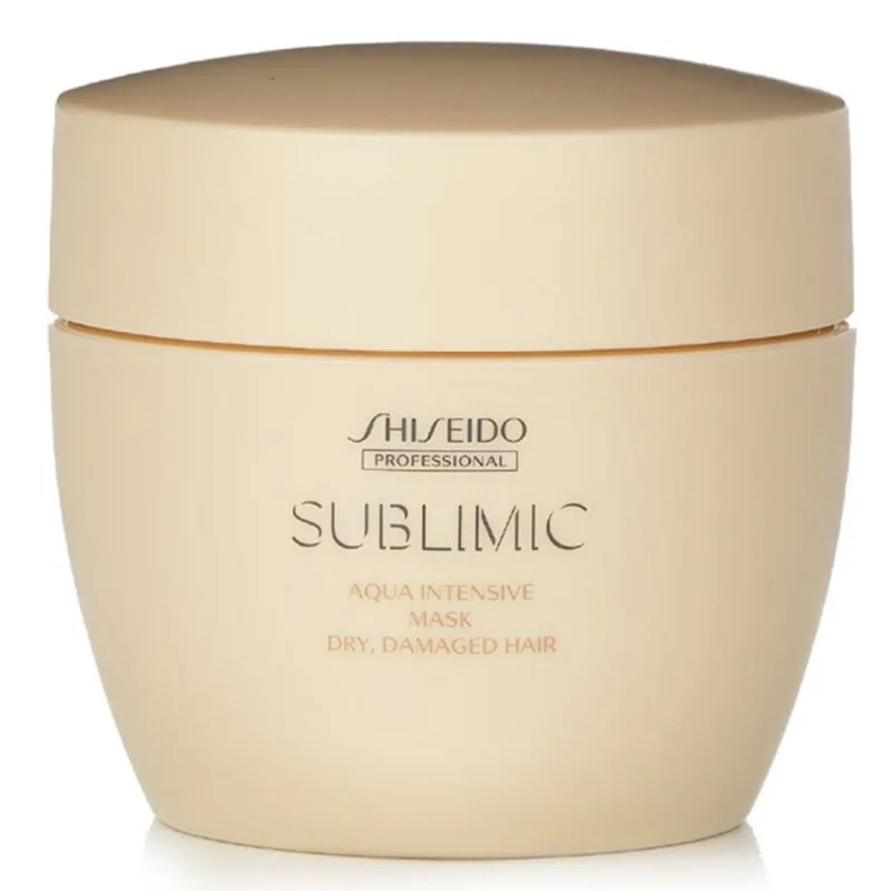 Máscara capilar Shiseido Sublimic Aqua Intensive para cabelos secos danificados