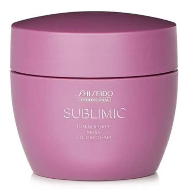Máscara capilar Shiseido Sublimic Luminoforce para cabelos coloridos