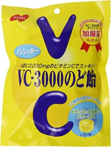 90gx6 Pieces Nobel Vc 3000 Throat Lozenge - NOBEL