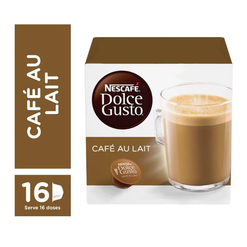 Café Dolce Gusto Au Lait com 16 Cápsulas de 10g